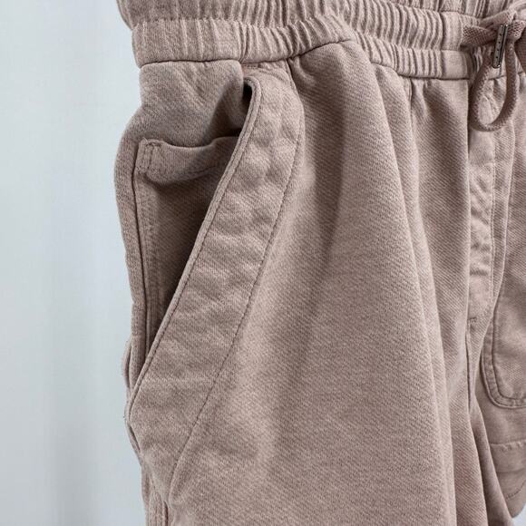 Athleta Farallon Heathered Active Shorts WMNS 18 Pink Stretchy Waist Athletica - Picture 5 of 8